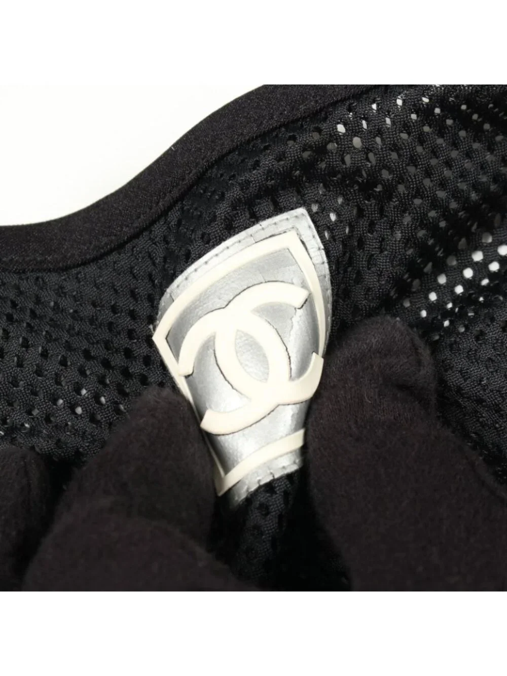 Chanel Mesh Ruffles Top
